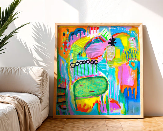 Always Color Outside the Lines -  Framed Print