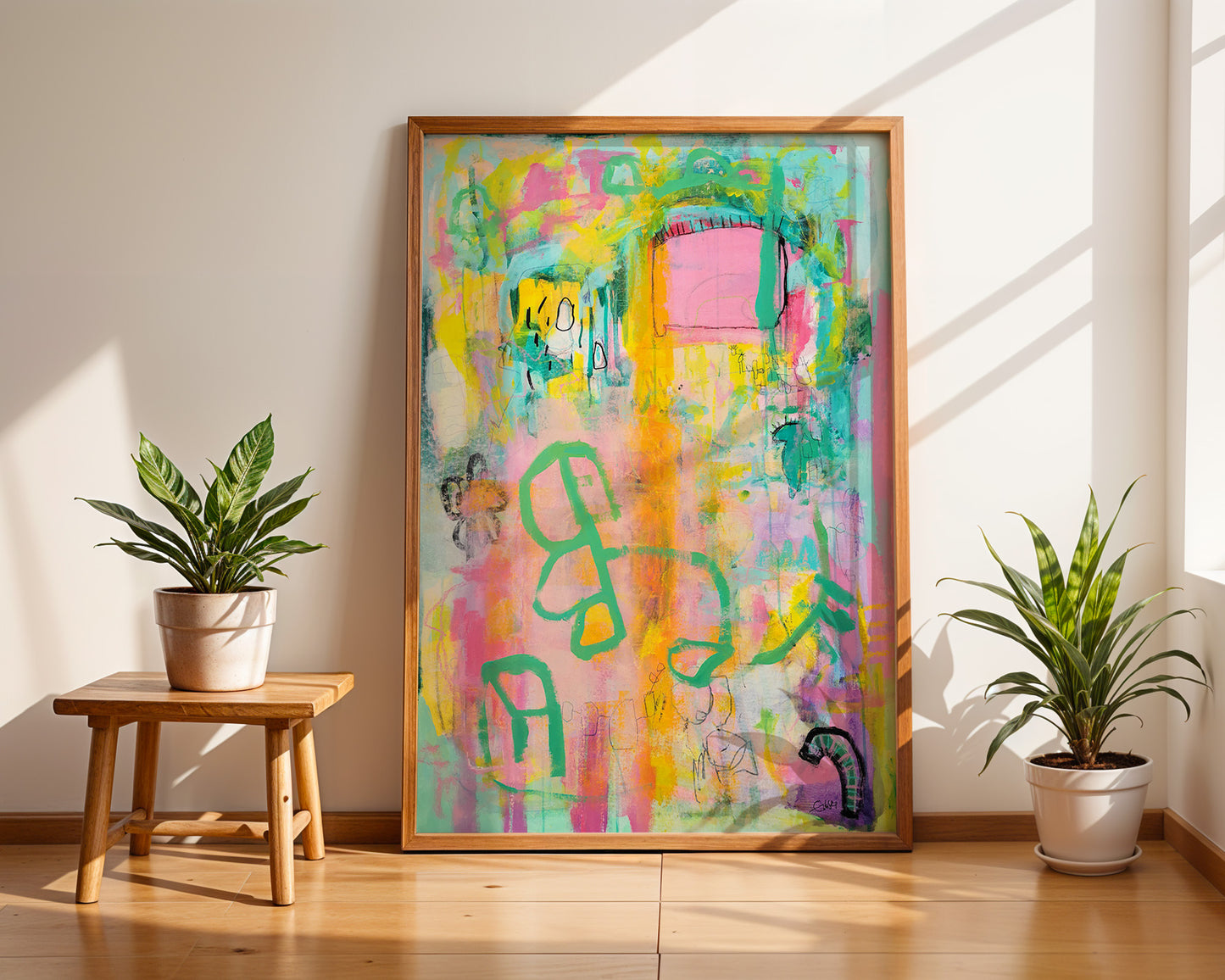 Beauty is In The Eye of the Beholder - Large Abstract Painting