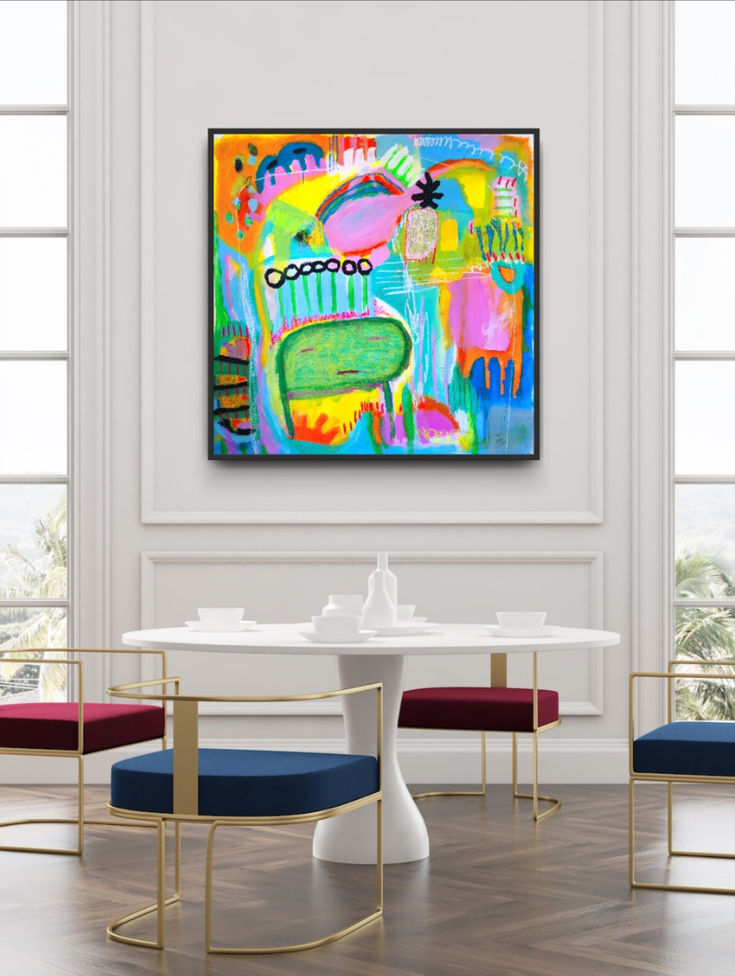 Always Color Outside the Lines -  Framed Print